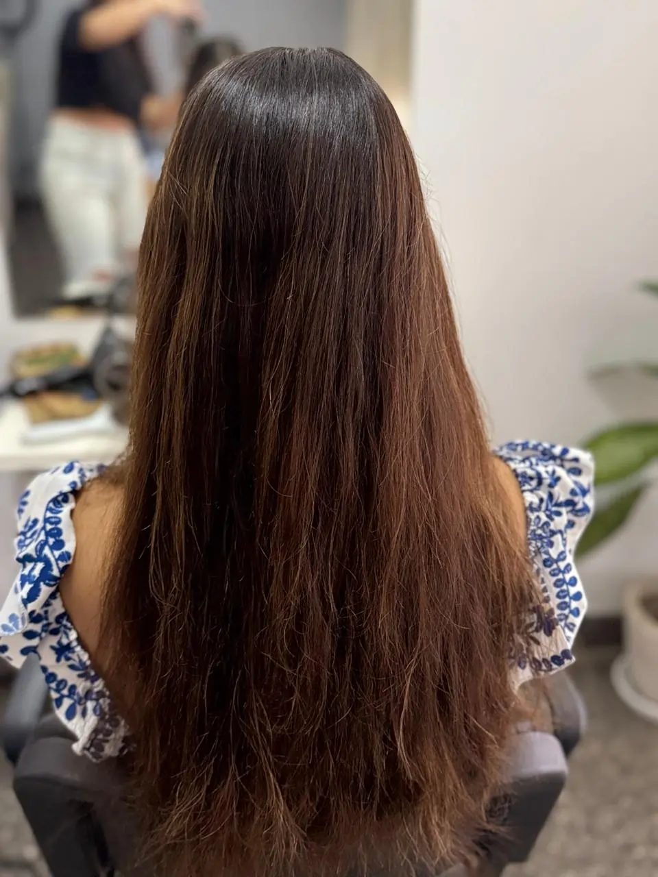 Cabello al natural antes del peinado